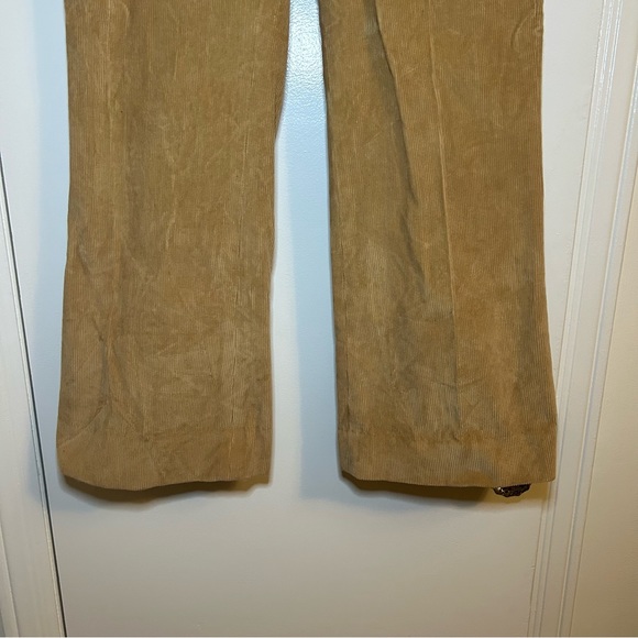 J.McLaughlin Tan Wide Leg Bootcut Corduroy Pants Women’s Size 4 - Picture 9 of 10